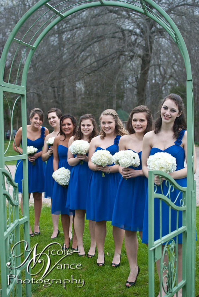 Richmond Wedding Photographer | bridemaids ready for procession