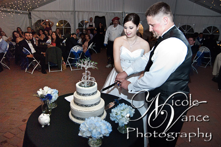 Richmond Wedding Photographer | cake cutting
