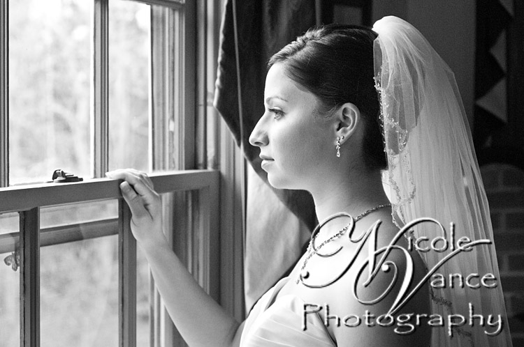 Richmond Wedding Photographer | bride contemplates the day