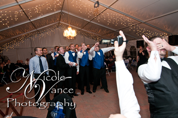 Richmond Wedding Photographer | Garter Toss