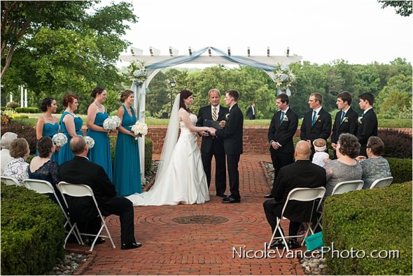 Richmond Weddings, RIchmond Wedding Photography, Wyndham Virginia Crossings Wedding, Nicole Vance Photography, ceremony