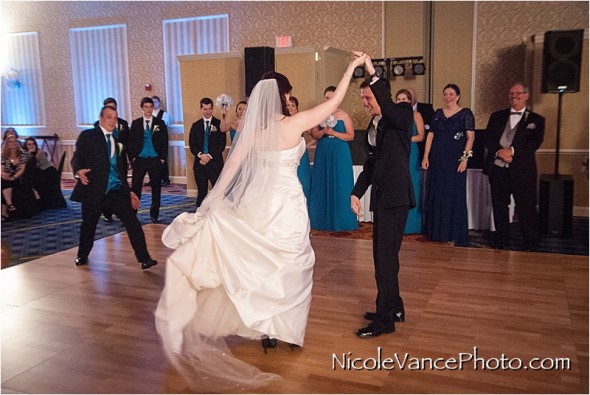 Richmond Weddings, RIchmond Wedding Photography, Wyndham Virginia Crossings Wedding, Nicole Vance Photography, reception, first dance