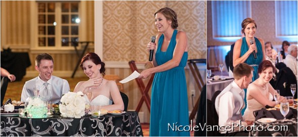 Richmond Weddings, RIchmond Wedding Photography, Wyndham Virginia Crossings Wedding, Nicole Vance Photography, reception, toast
