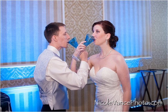 Richmond Weddings, RIchmond Wedding Photography, Wyndham Virginia Crossings Wedding, Nicole Vance Photography, reception, cake, cake cutting, toast