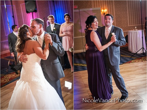 richmond weddings, richmond wedding photographer, wedding details, Nicole Vance Photography, Wyndham Virginia Crossings, reception, band, first dance