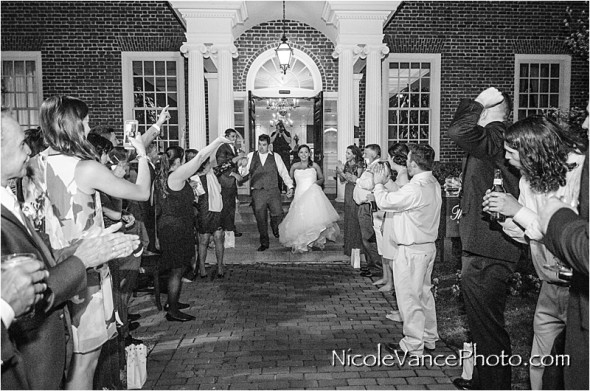 richmond weddings, richmond wedding photographer, wedding details, Nicole Vance Photography, Wyndham Virginia Crossings, reception, exit