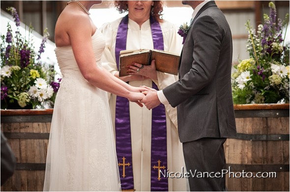 Nicole Vance Photography, Waynesboro Photographer, Stable Wedding, Hermitage Hill Wedding, Ceremony