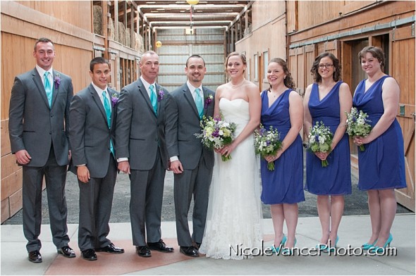 Nicole Vance Photography, Waynesboro Photographer, Stable Wedding, Hermitage Hill Wedding, wedding party