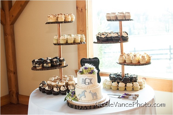 Nicole Vance Photography, Waynesboro Photographer, Stable Wedding, Hermitage Hill Wedding, details, cupcakes