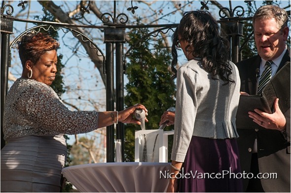 Historic Mankin Mansion, Nicole Vance Photography, Richmond Weddings, ceremony, sand ceremony