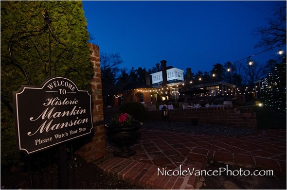 Historic Mankin Mansion, Nicole Vance Photography, Richmond Weddings, reception, night photography