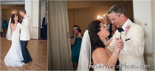 RIchmond Weddings, Jefferson Lakeside Country Club Wedding, Richmond Wedding Photographer, Nicole Vance Photography, reception, first dance