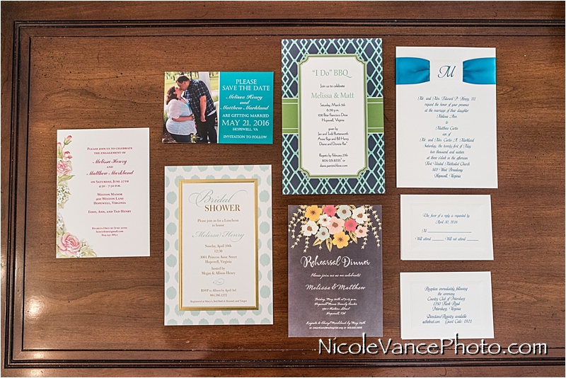 Nicole Vance Photography, Hopewell Wedding Photographer, Wedding Stationary, Wedding Invitations