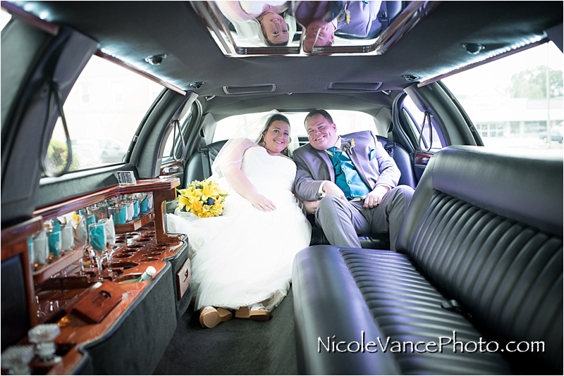 Nicole Vance Photography, Hopewell Wedding Photographer, limousine getaway