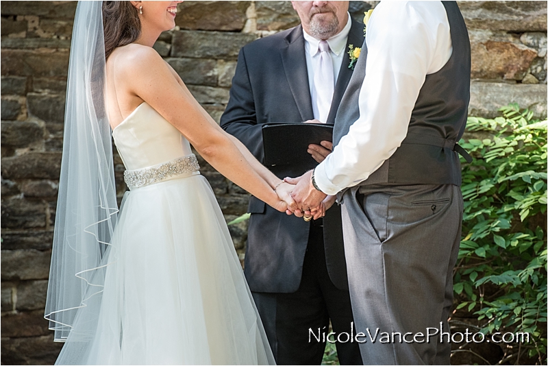 Nicole Vance Photography, Richmond Wedding Photographer, The Mill at Fine Creek Wedding, vows