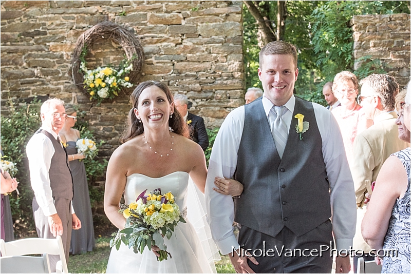 Nicole Vance Photography, Richmond Wedding Photographer, The Mill at Fine Creek Wedding, just married