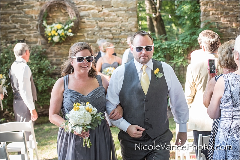 Nicole Vance Photography, Richmond Wedding Photographer, The Mill at Fine Creek Wedding, recession