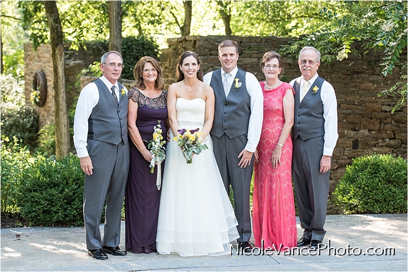 Nicole Vance Photography, Richmond Wedding Photographer, The Mill at Fine Creek Wedding, groups