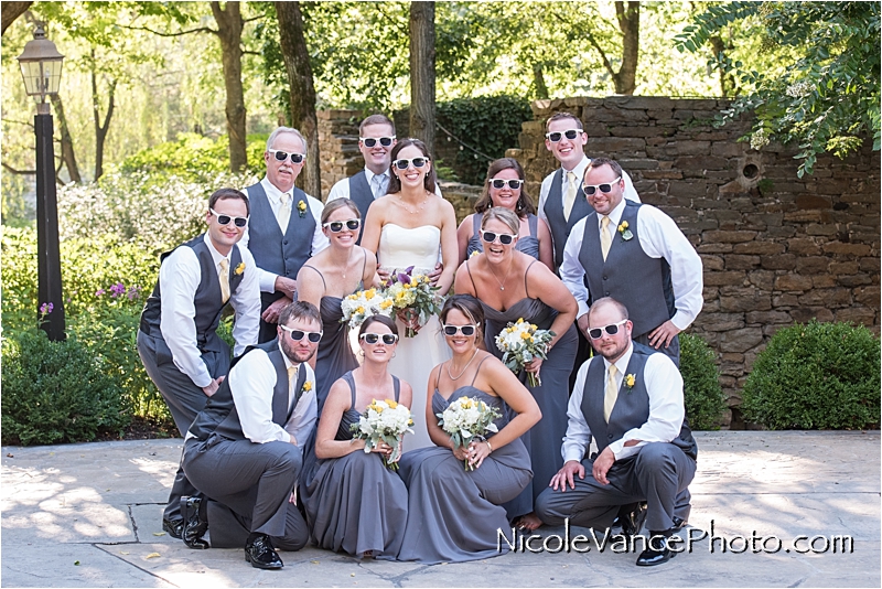 Nicole Vance Photography, Richmond Wedding Photographer, The Mill at Fine Creek Wedding, groups, sunglasses