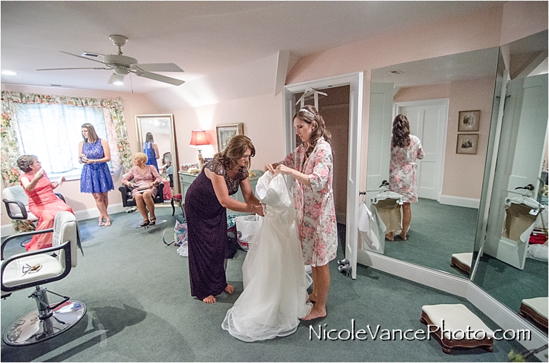 Nicole Vance Photography, Richmond Wedding Photographer, The Mill at Fine Creek Wedding, getting ready