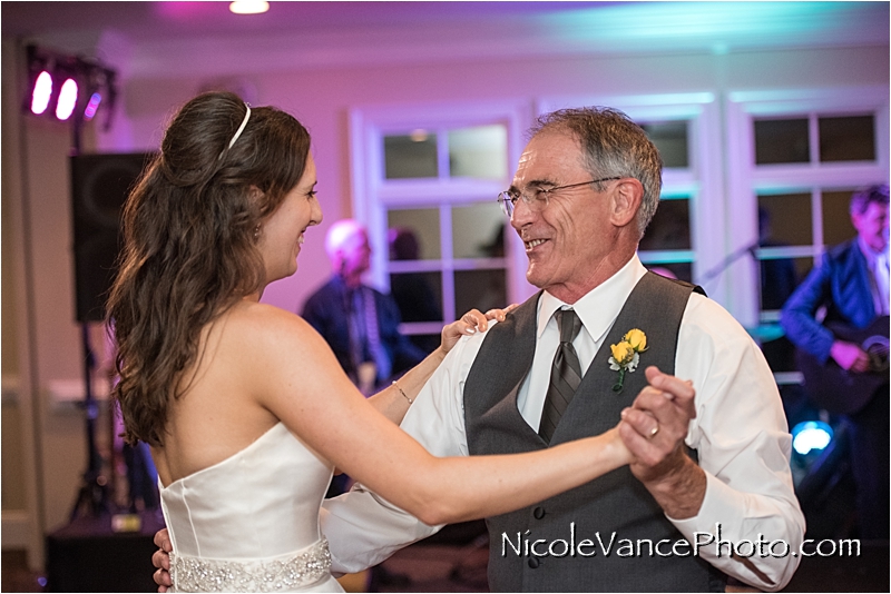 Nicole Vance Photography, Richmond Wedding Photographer, The Mill at Fine Creek Wedding, father daughter dance