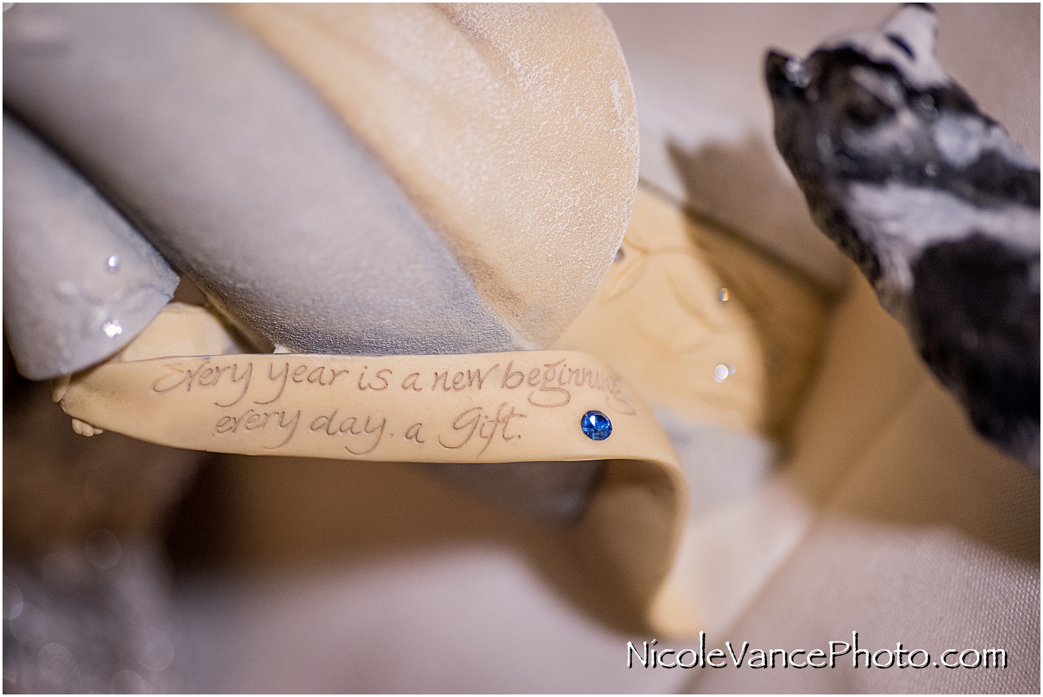 Another wedding reception table detail.