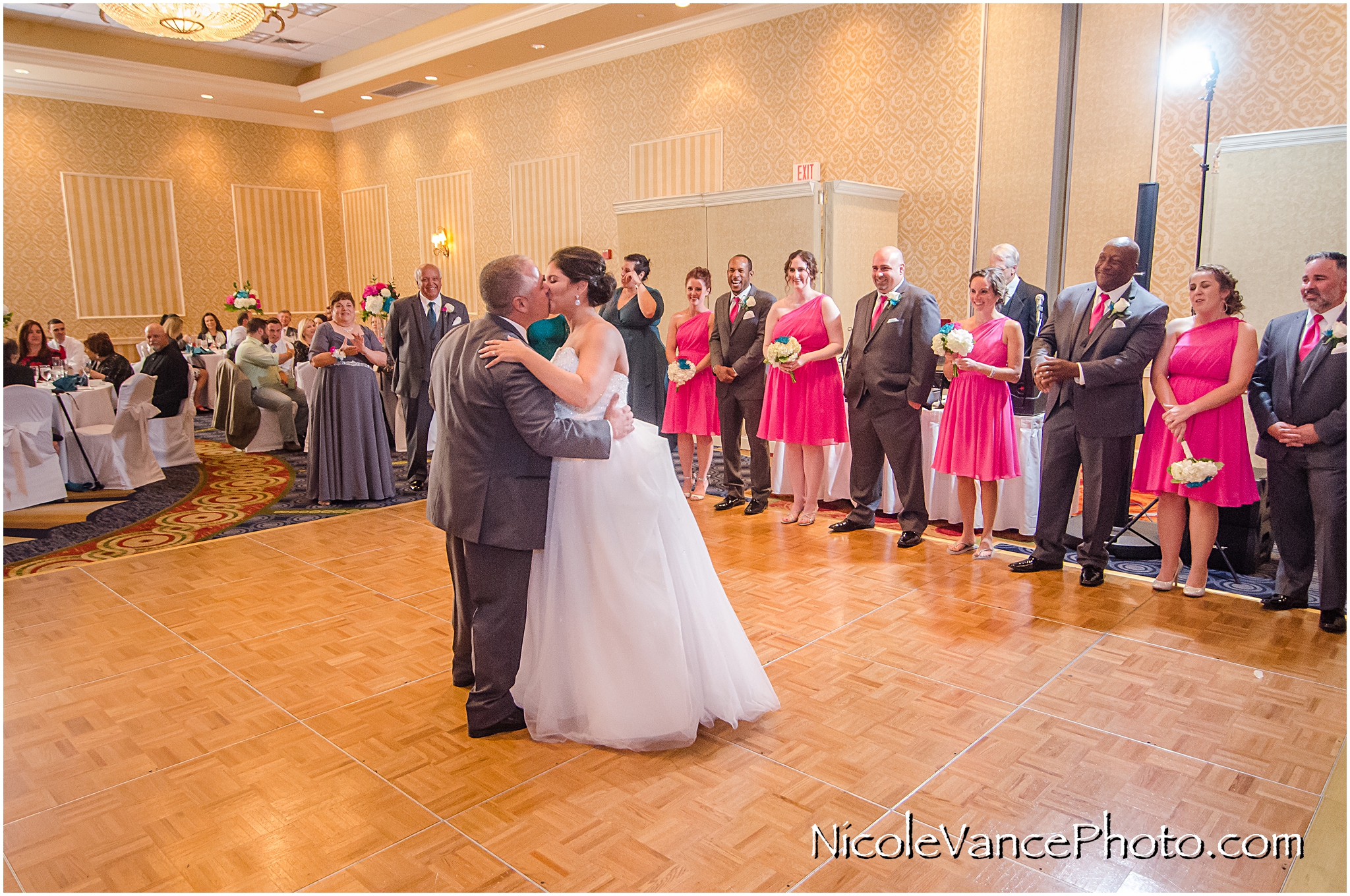 First Dance in the ballroom at Virginia Crossings.