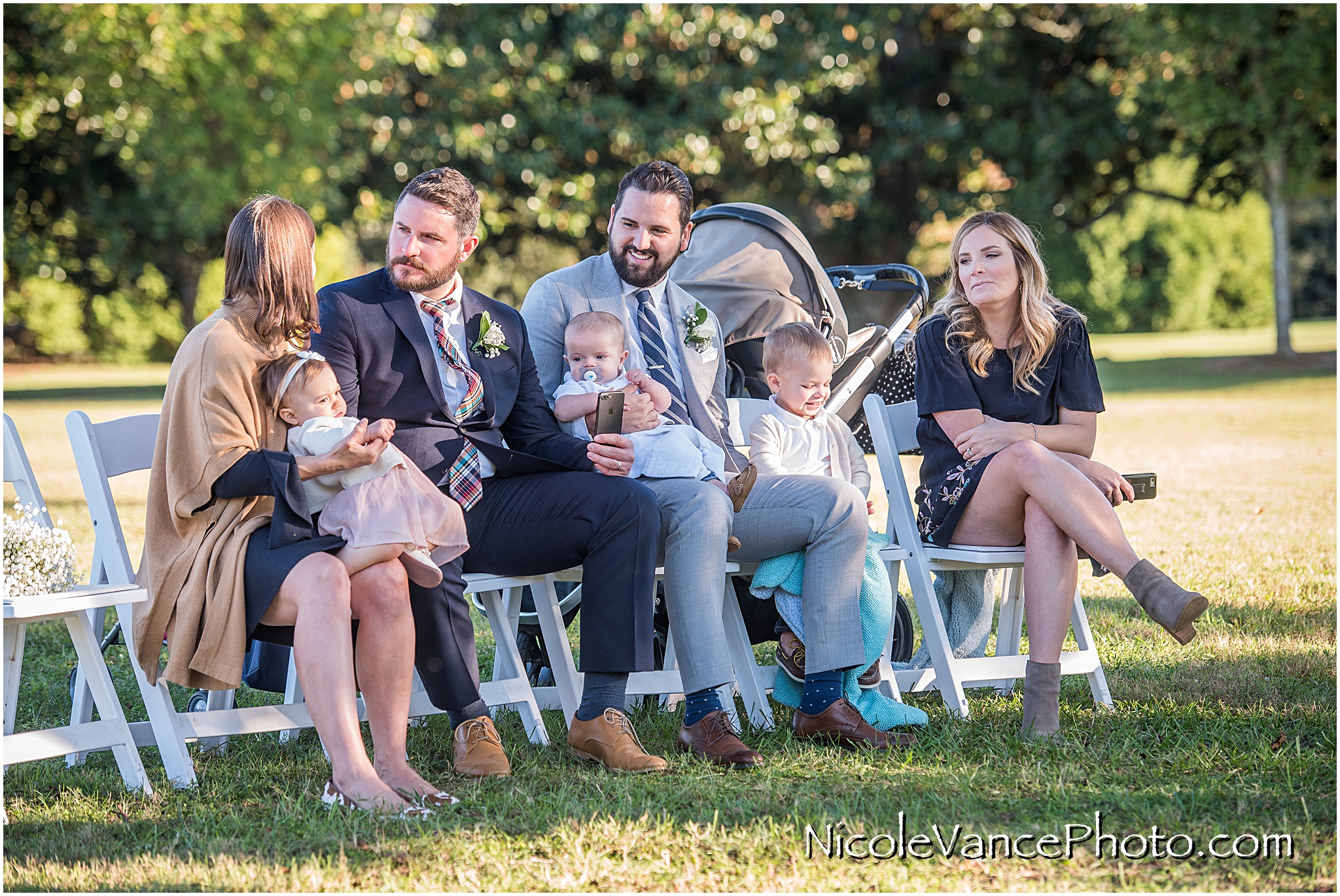 Guests enjoy the ceremony at Maymont Park in Richmond Virginia.