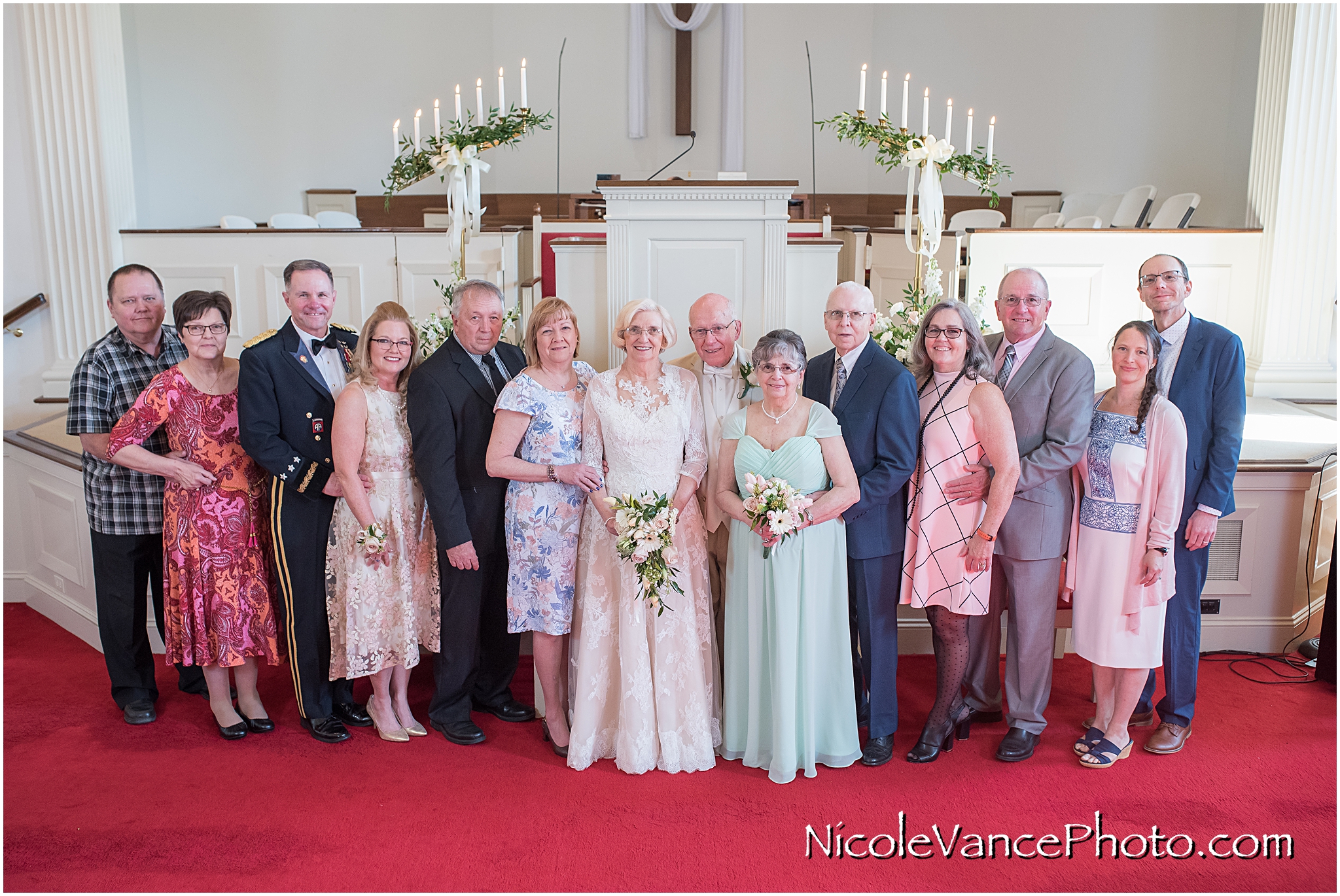 Group photos at Crestwood Presbyterian Church in Richmond VA