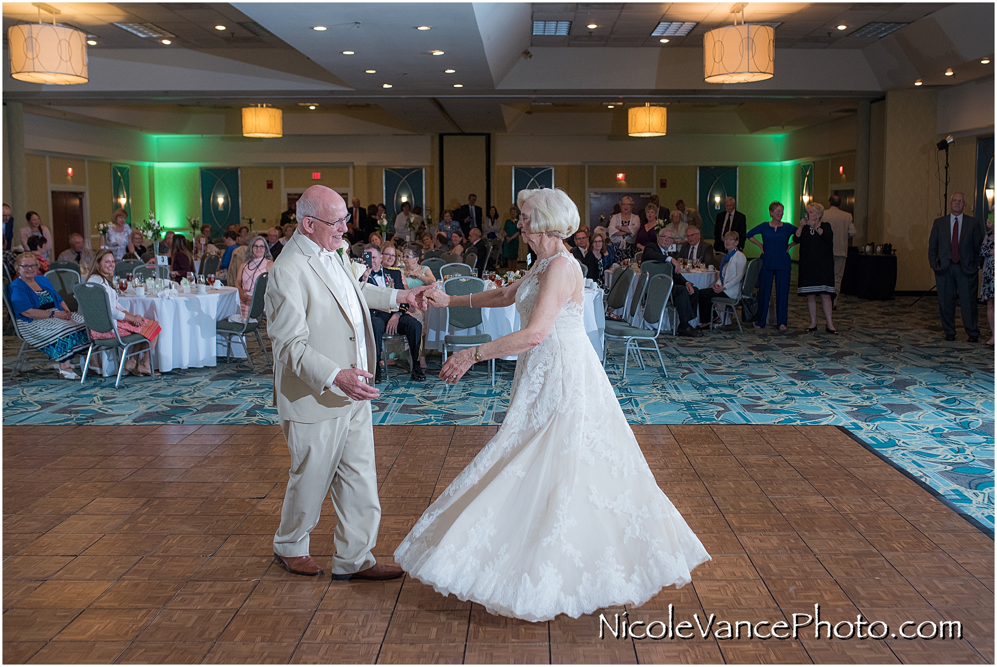 First Dance in the ballroom at the Doubletree by Hilton Richmond-Midlothian.