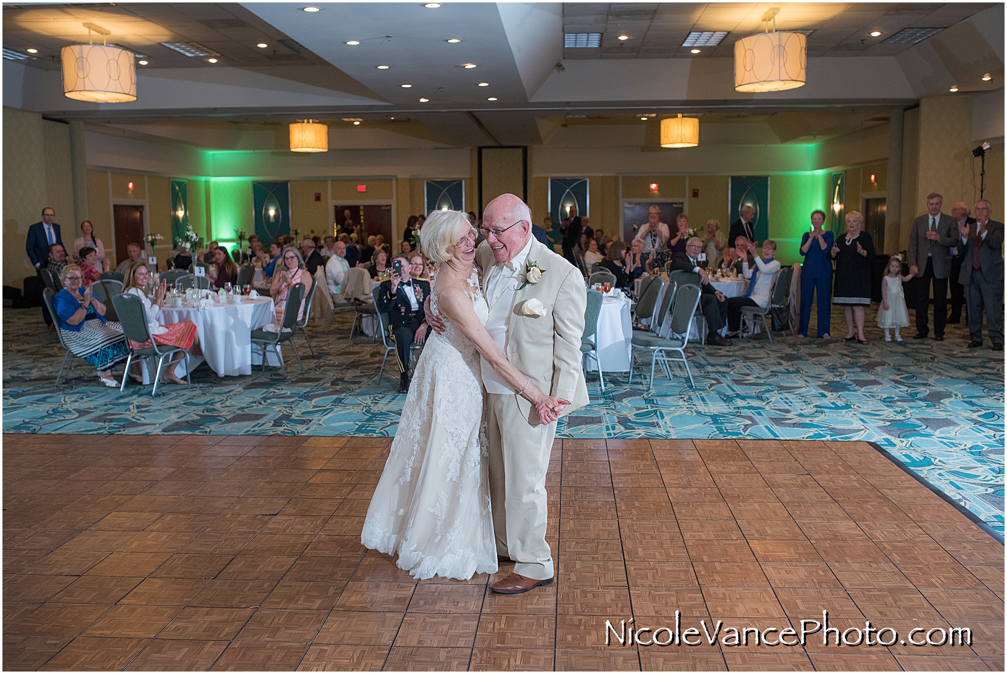 First Dance in the ballroom at the Doubletree by Hilton Richmond-Midlothian.